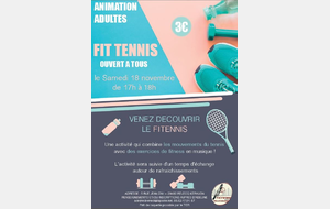 Animation FITENNIS !