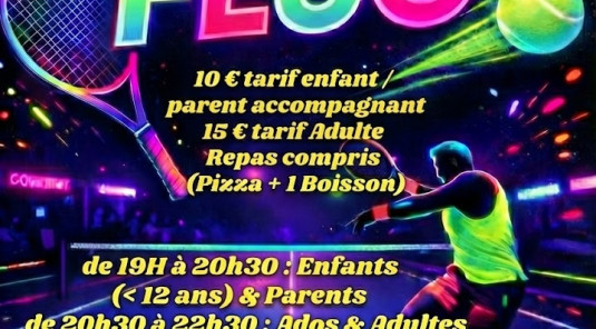 ANIMATION TENNIS FLUO au TCR